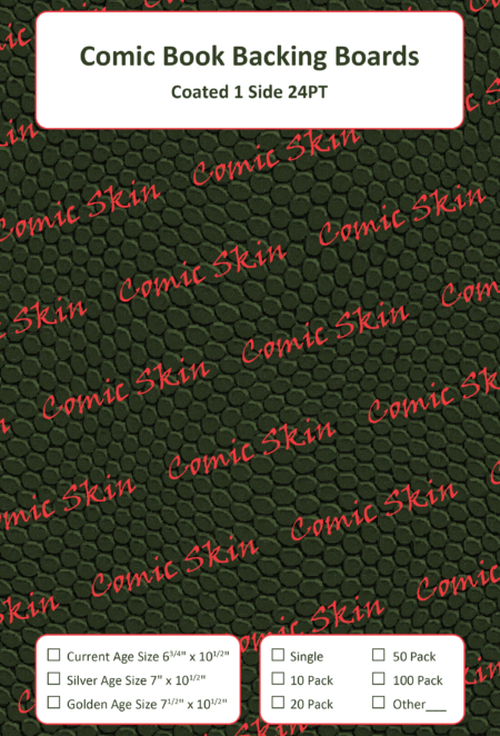 A close up of the words " zombie skin ".