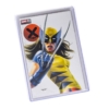 A card with an image of wolverine on it.